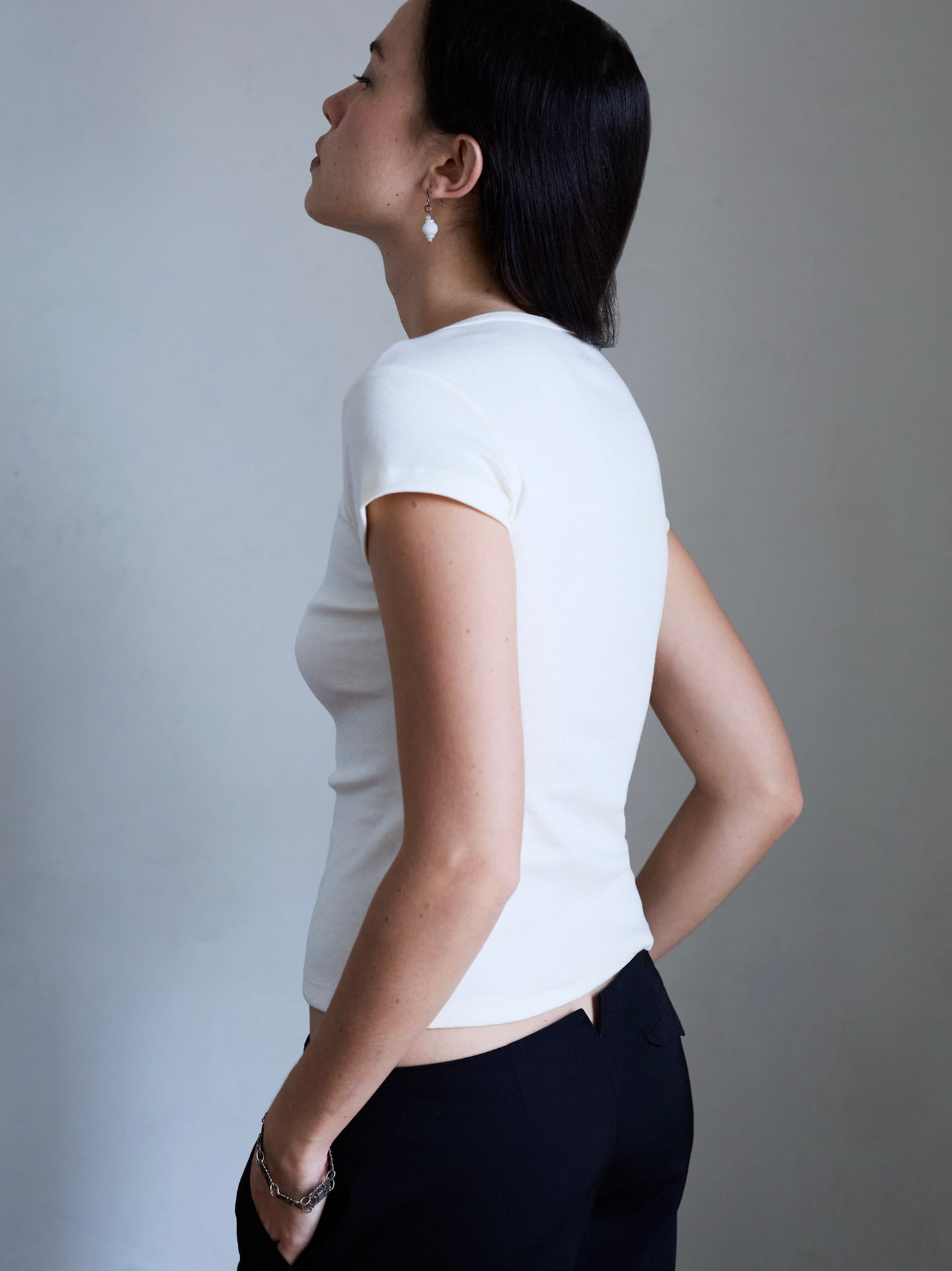 Cotton T-Shirt - Buttermilk
