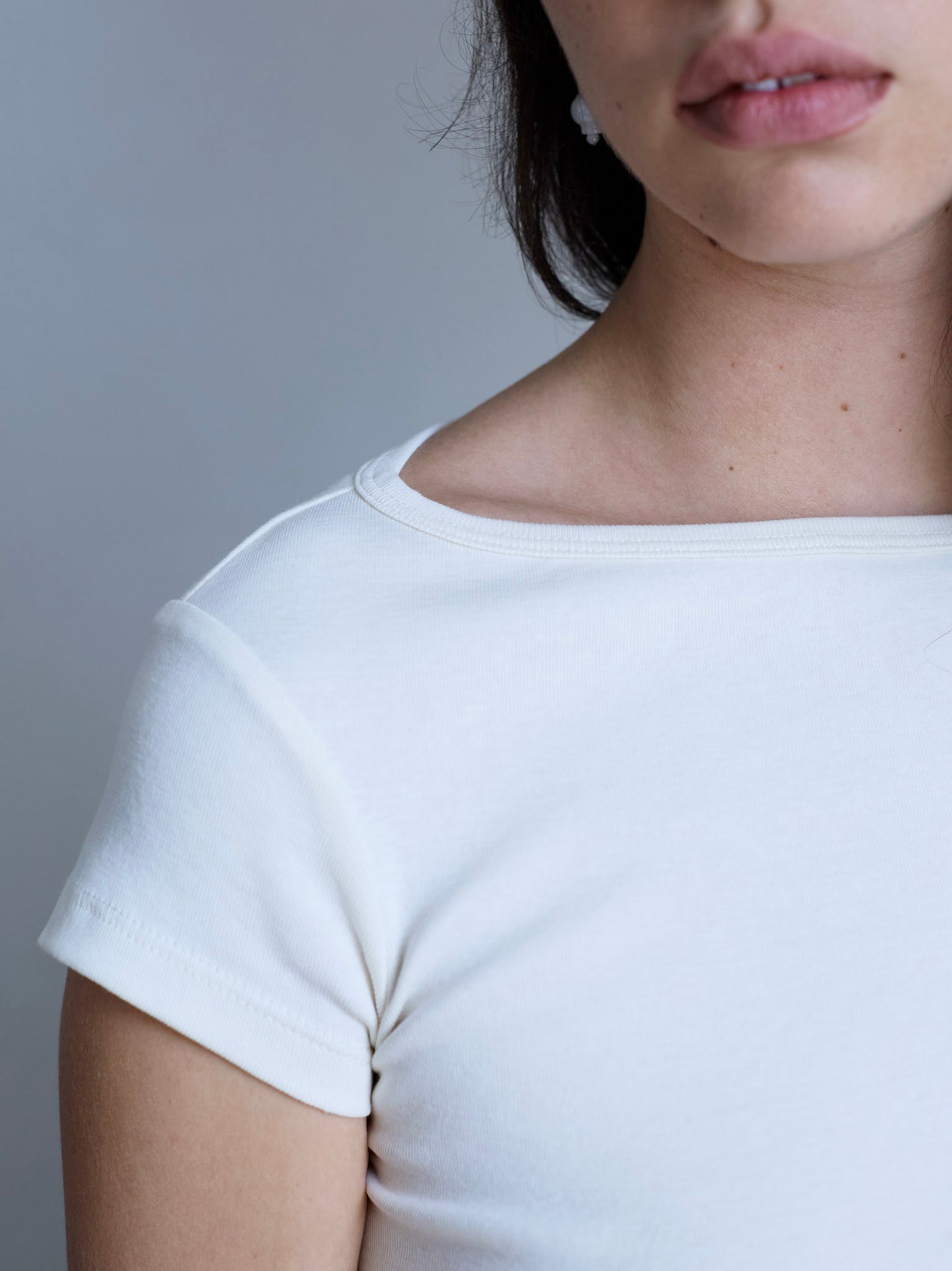Cotton T-Shirt - Buttermilk