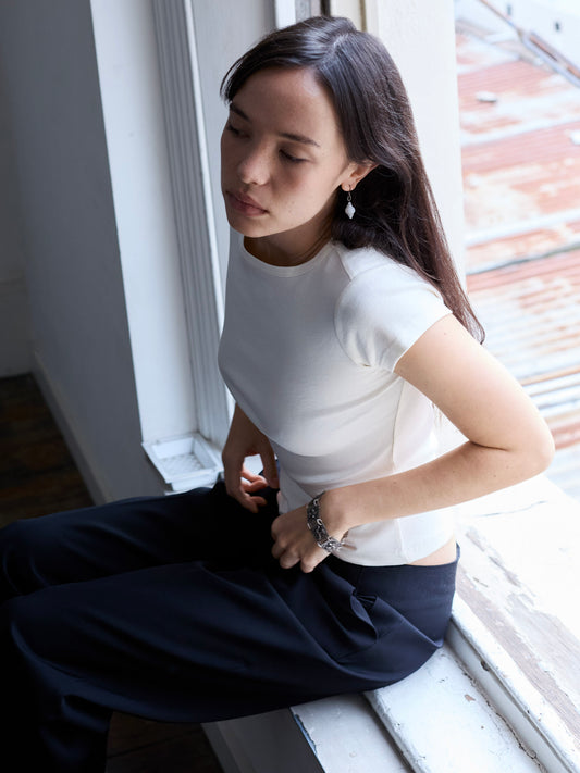 Cotton T-Shirt - Buttermilk