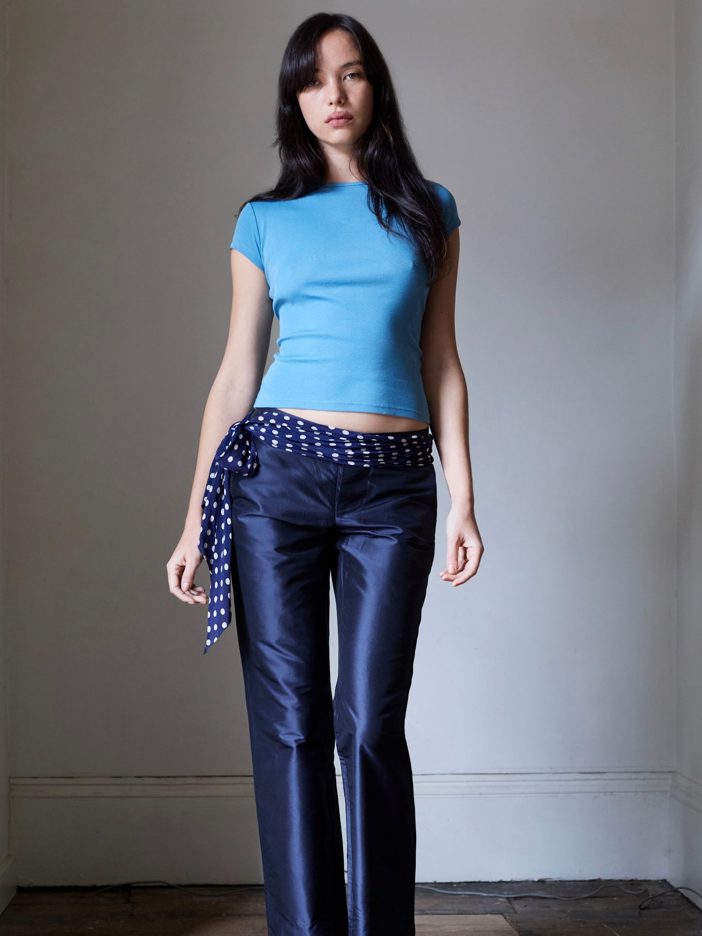 Cotton T-Shirt - Denim