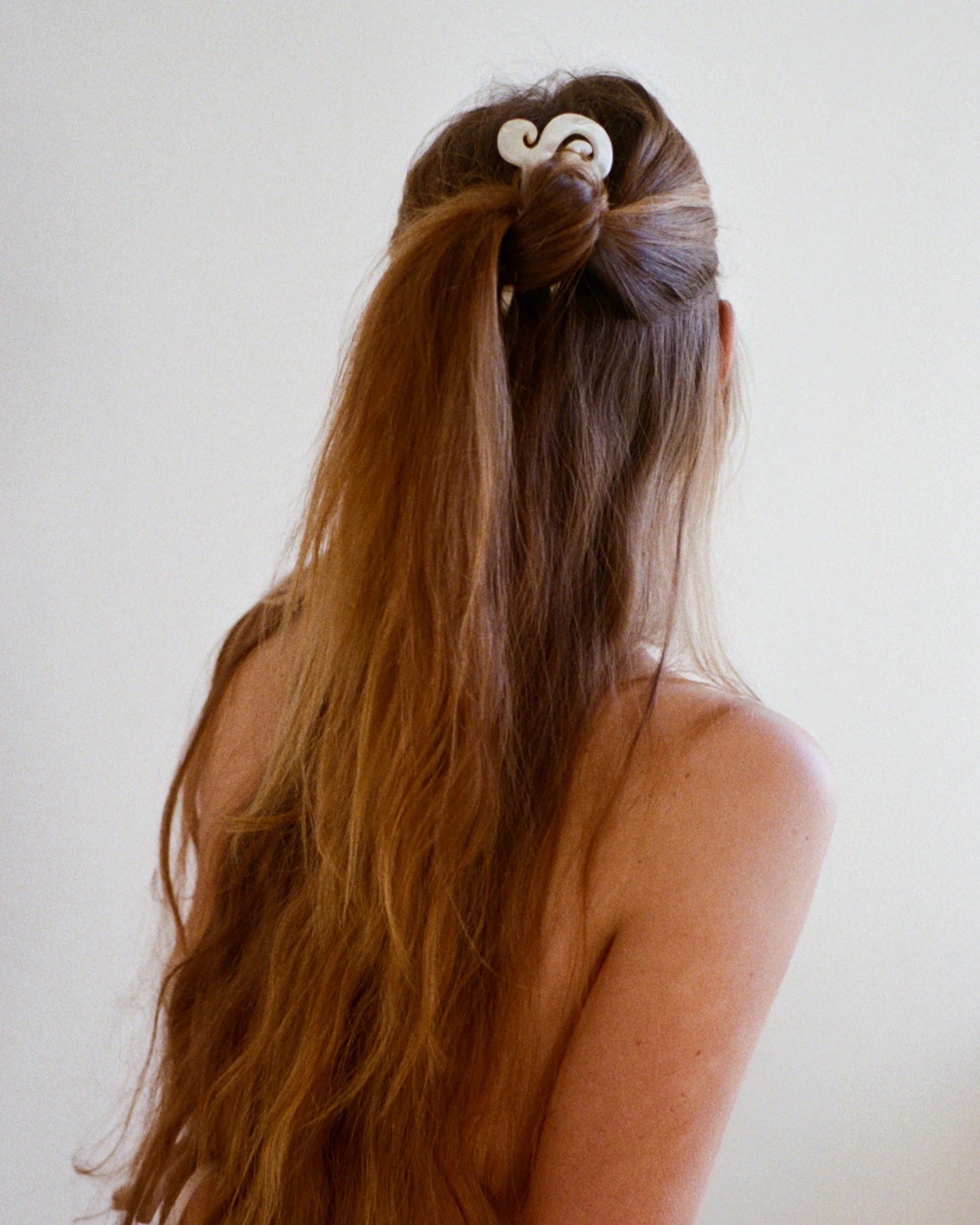 Spiral French Pin - Pearl