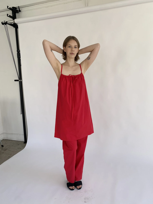 PRE ORDER: Bow Dress - Red