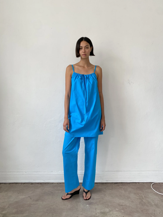 PRE ORDER: Bow Dress - Turquoise