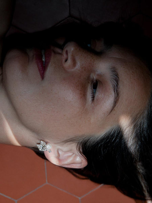 Bebecita Earrings (Pair) - Double Shell