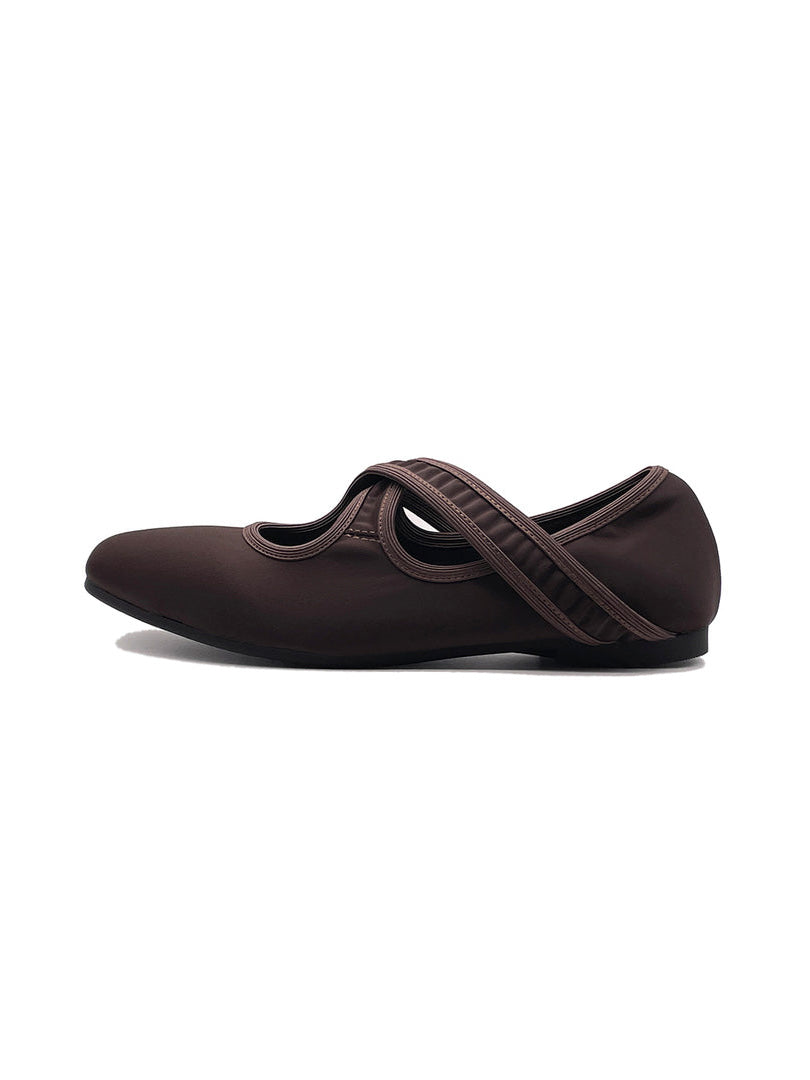 X Stretch Ballet Flat - Cacao