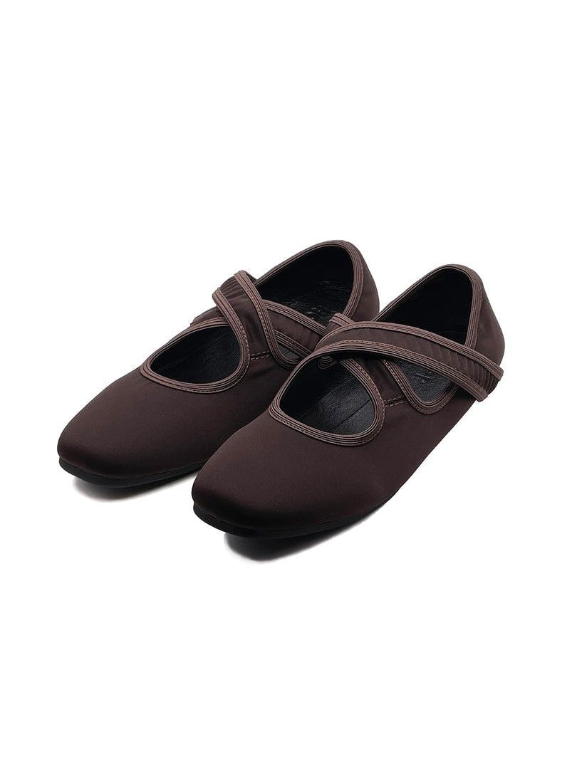 X Stretch Ballet Flat - Cacao