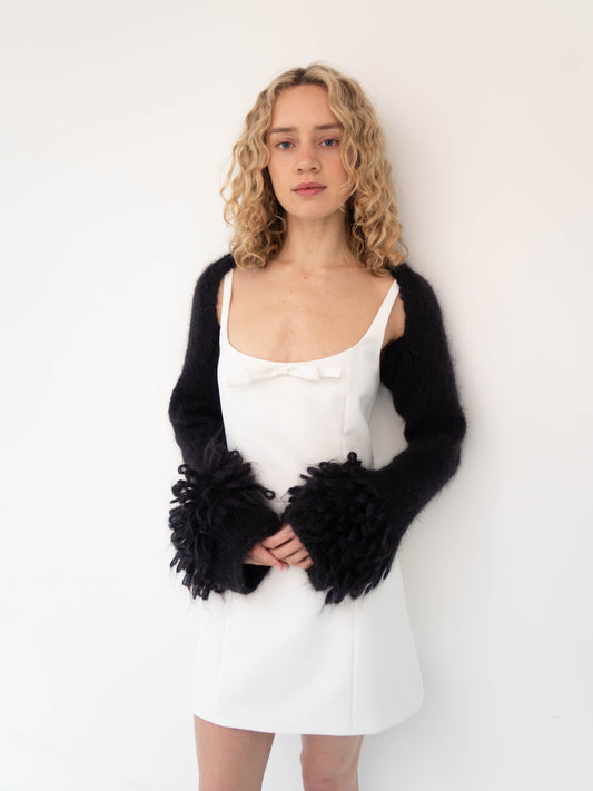 Cuffed Bolero - Black