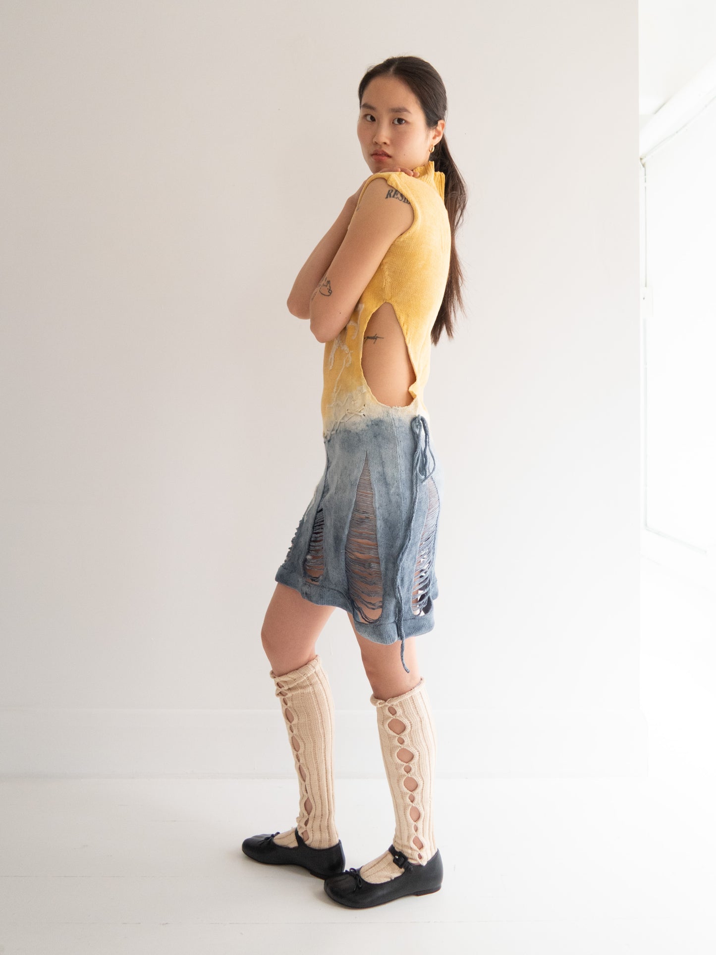 Tall Orb Socks - Undyed