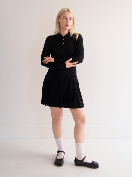 Hague Sweater Dress - Black