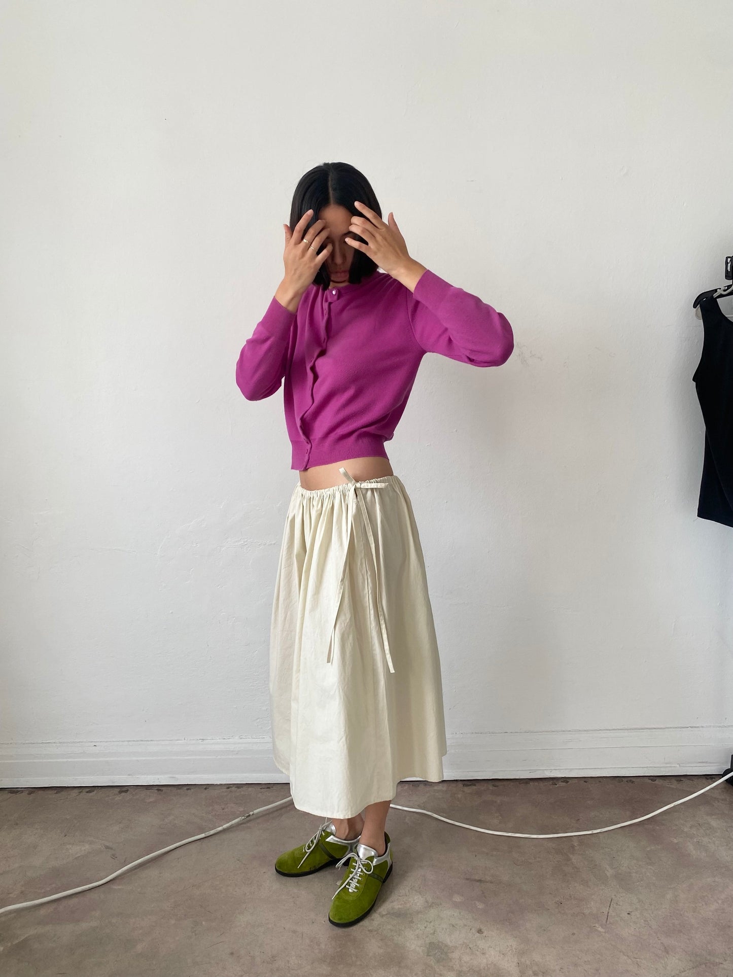 PRE ORDER: Tie Skirt - Rice