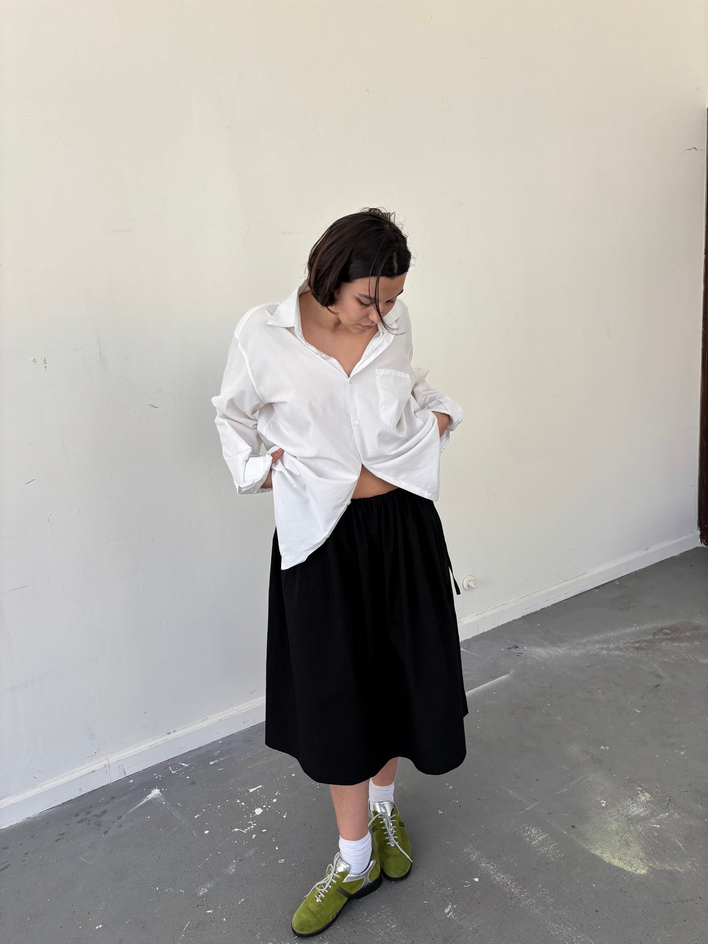 Tie Skirt - Black