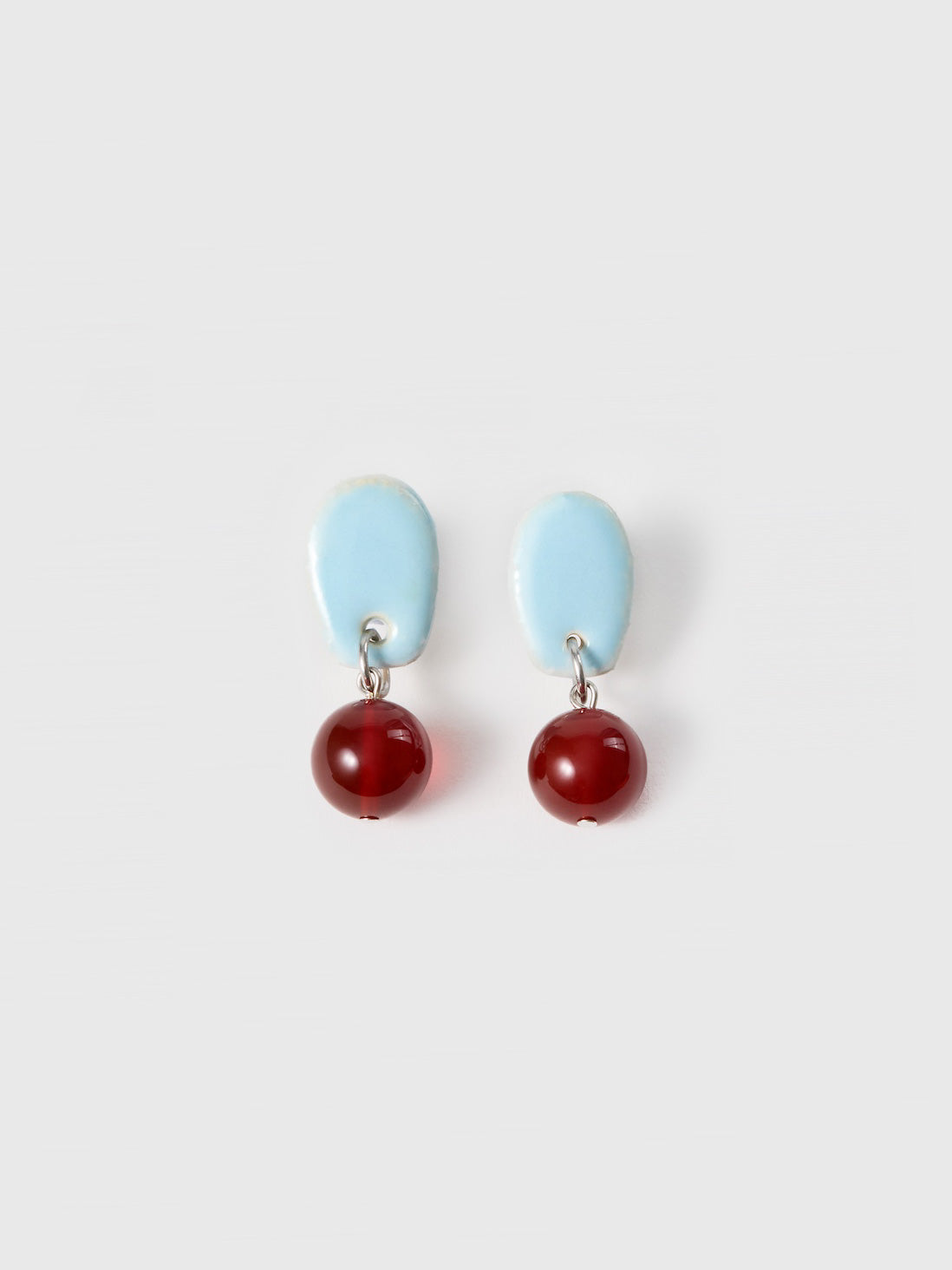 Jume Earring - Ice/Carnelian