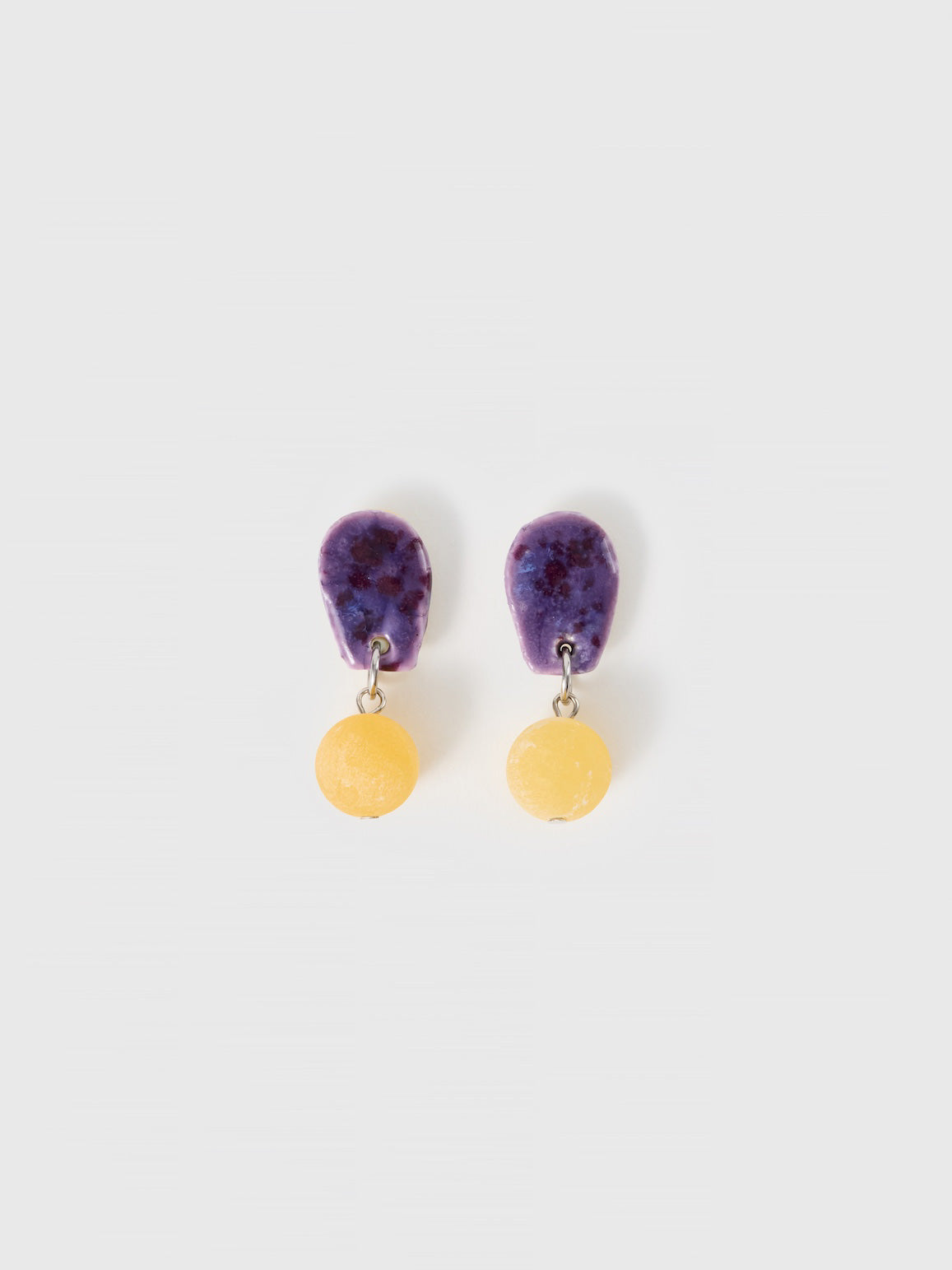 Jume Earring - Twisted Tulip/Tangerine Quartz
