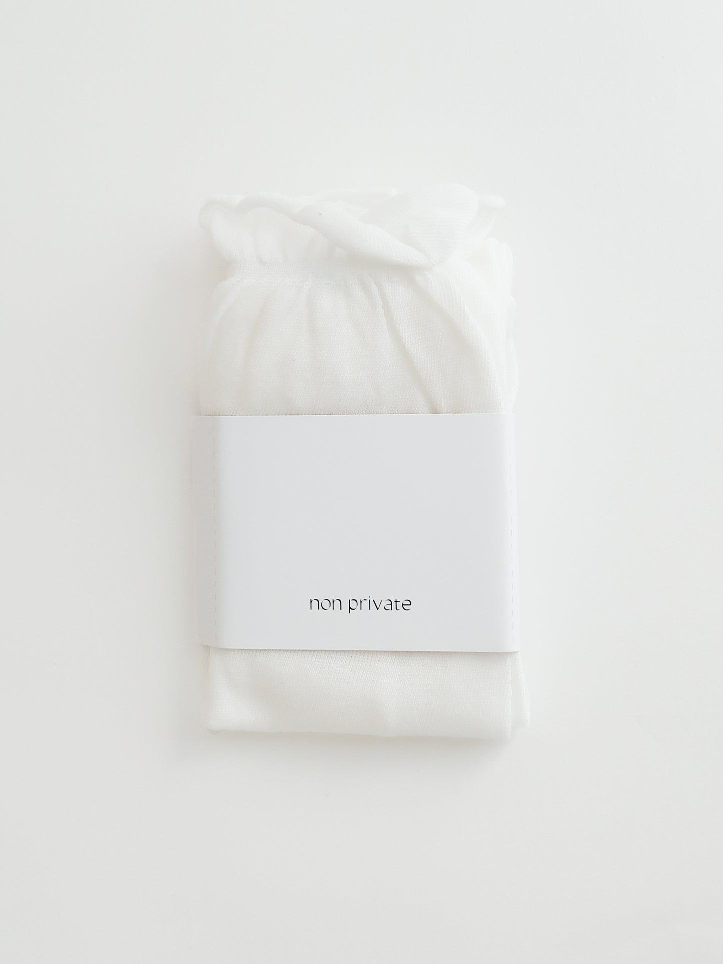 Sheer Knee Socks - White