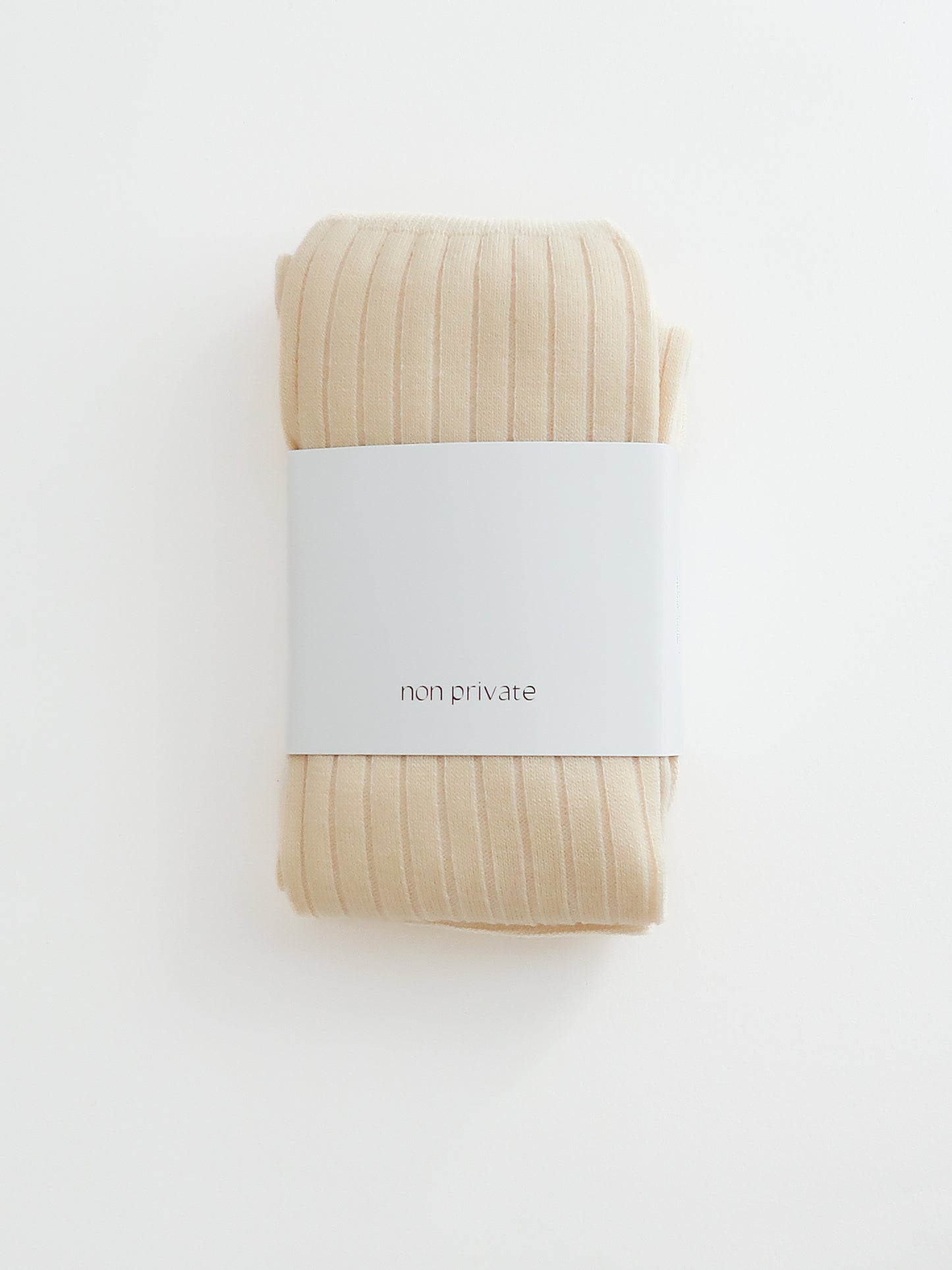 Knee High Layered Socks - Cream