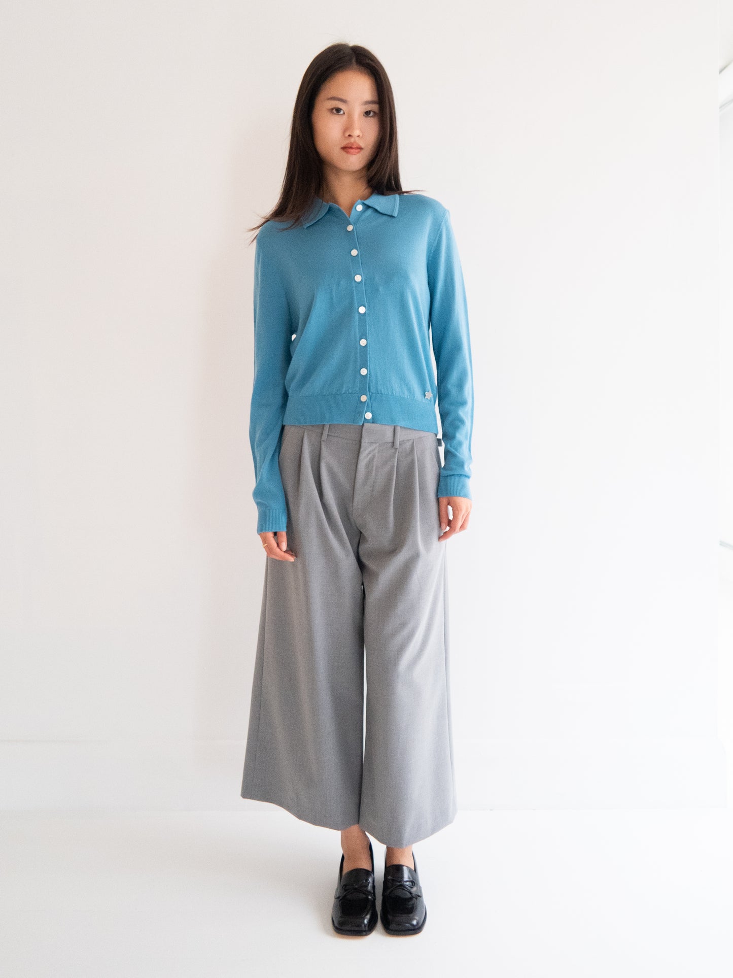 Ley Cardigan - Cerulean