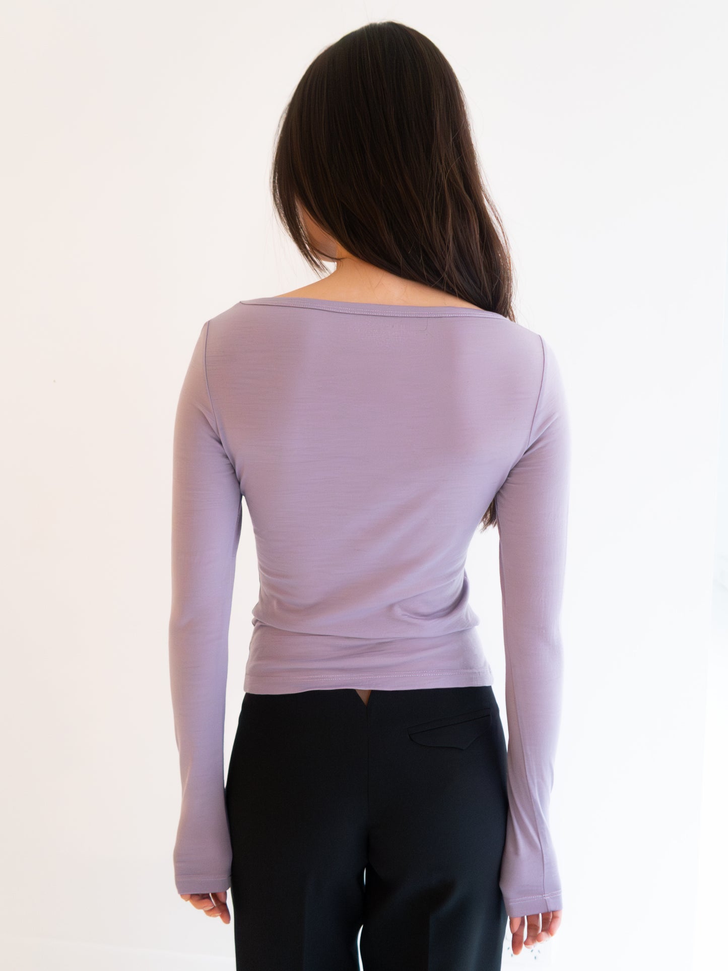Exclusive Merino Long Sleeve - Wisteria