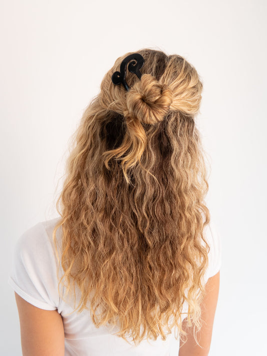 Spiral French Pin - Black