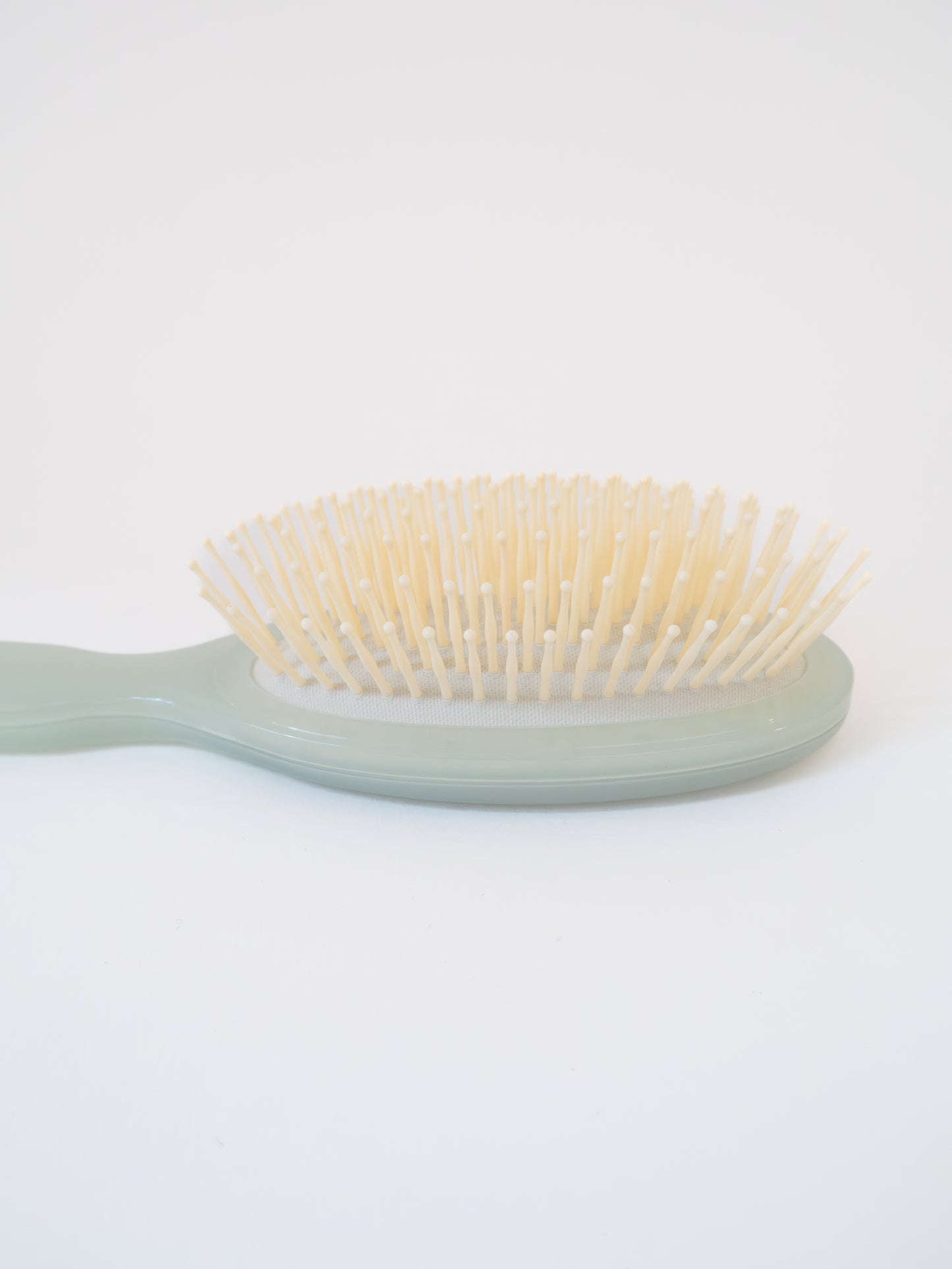 Oval Hair Brush - Green