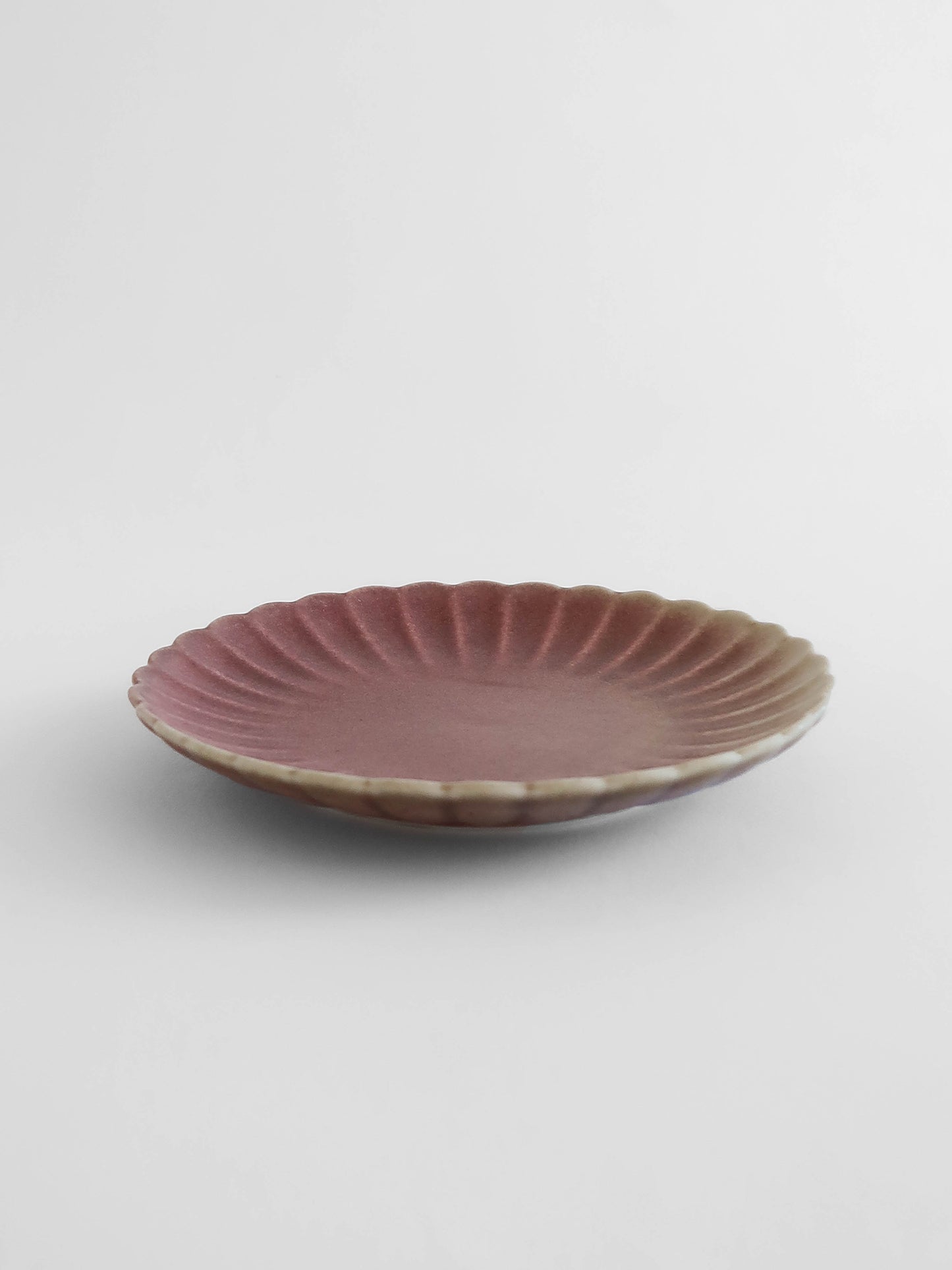 Petal Plate, Tea - Ox-Blood