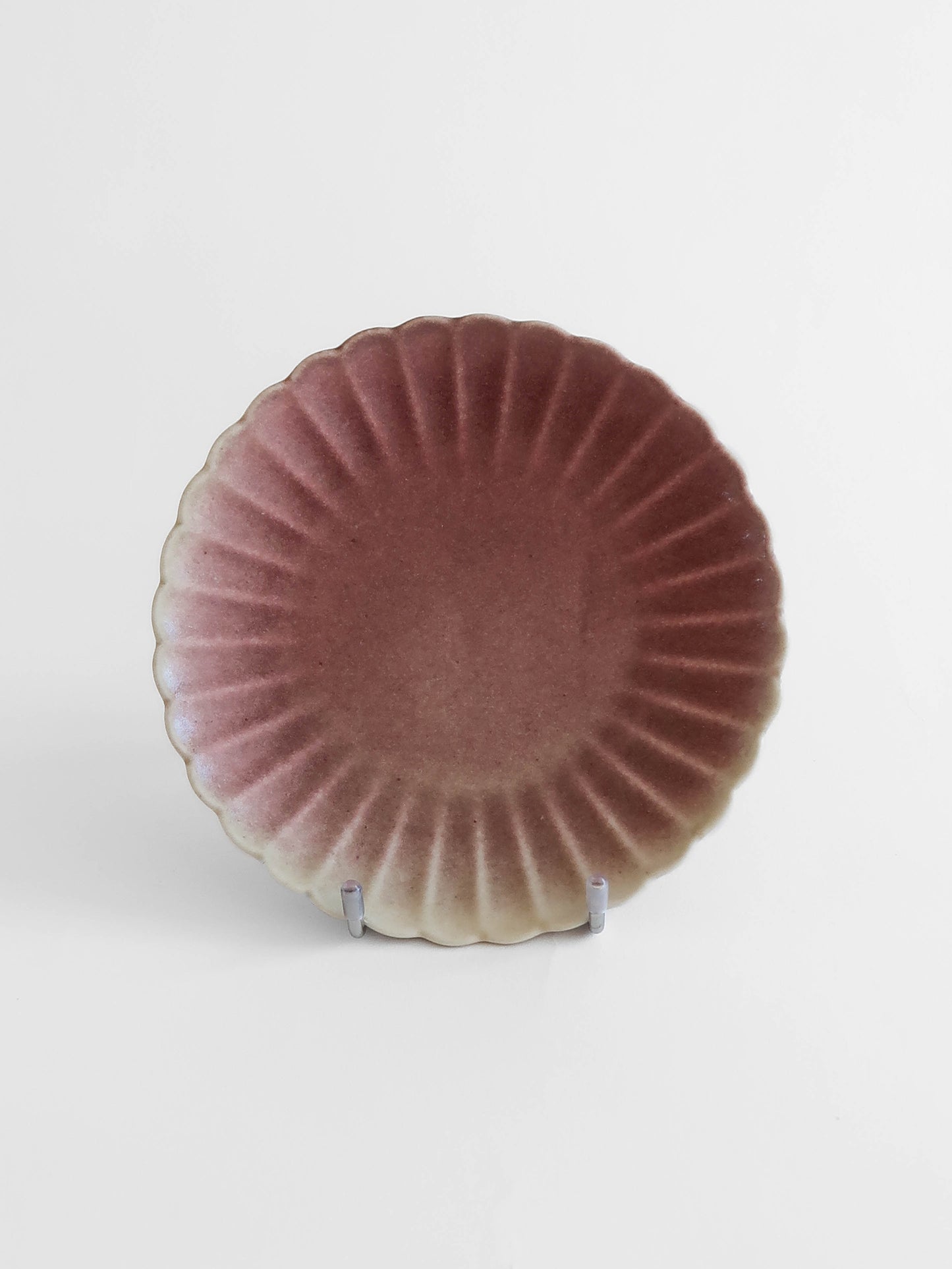 Petal Plate, Tea - Ox-Blood