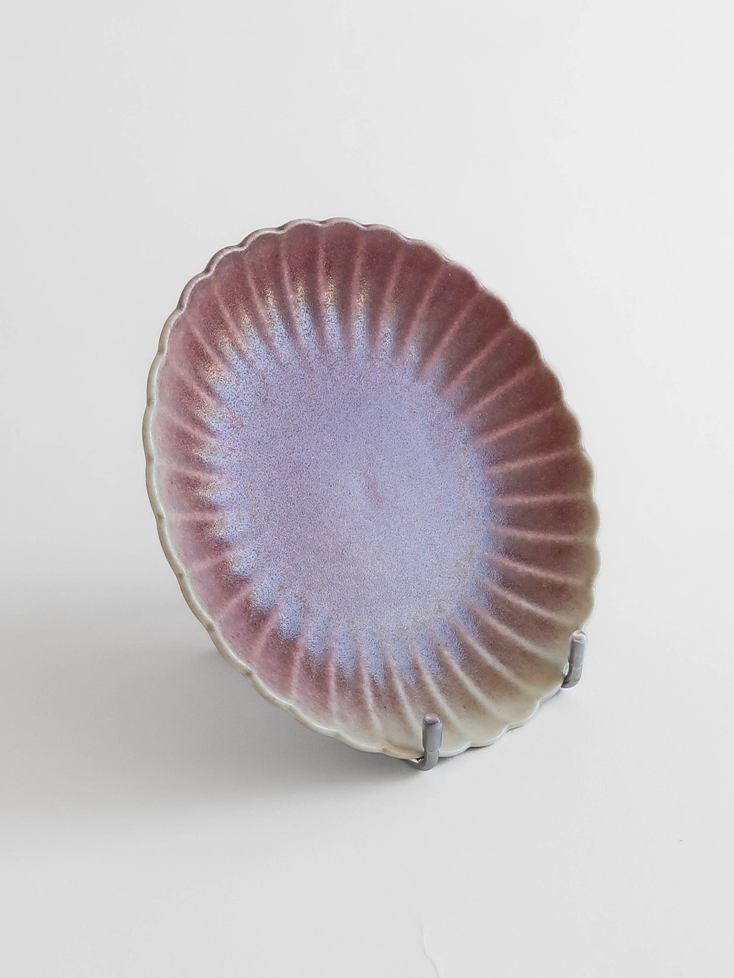 Petal Plate, Tea - Ox-Blood