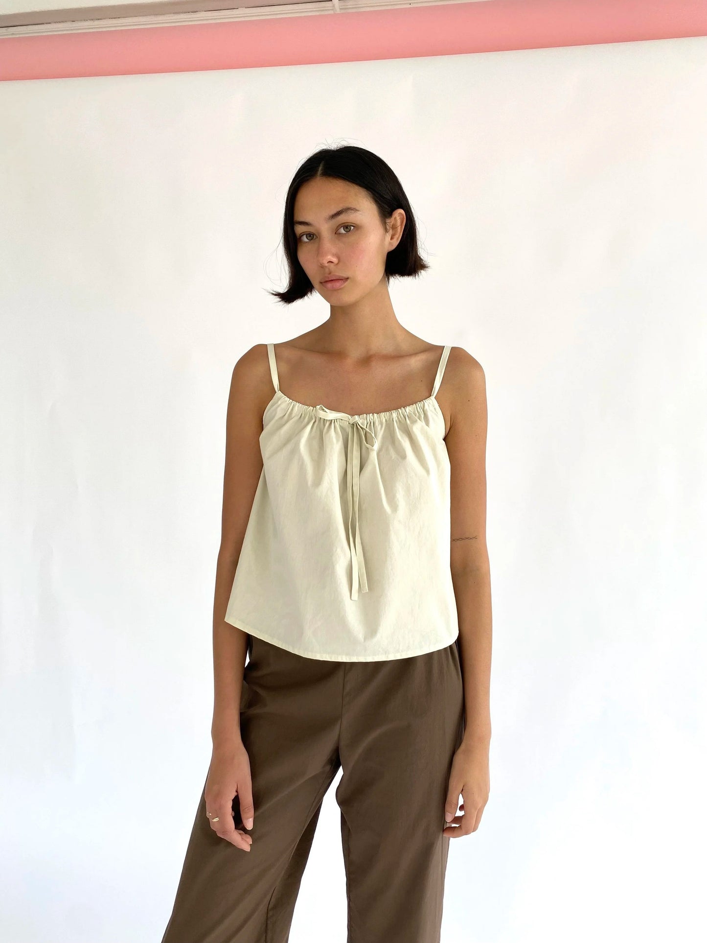 PRE ORDER: Bow Top - Rice