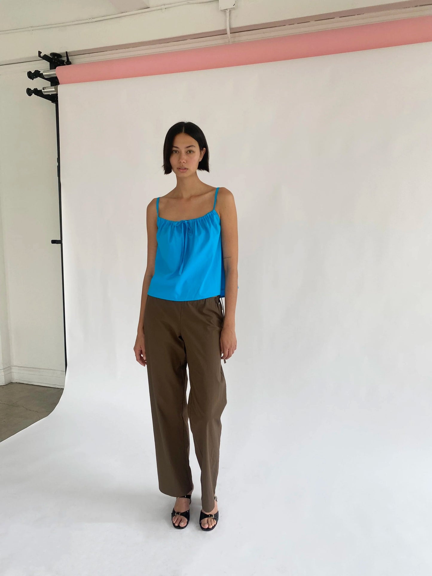 PRE ORDER: Bow Top - Turquoise