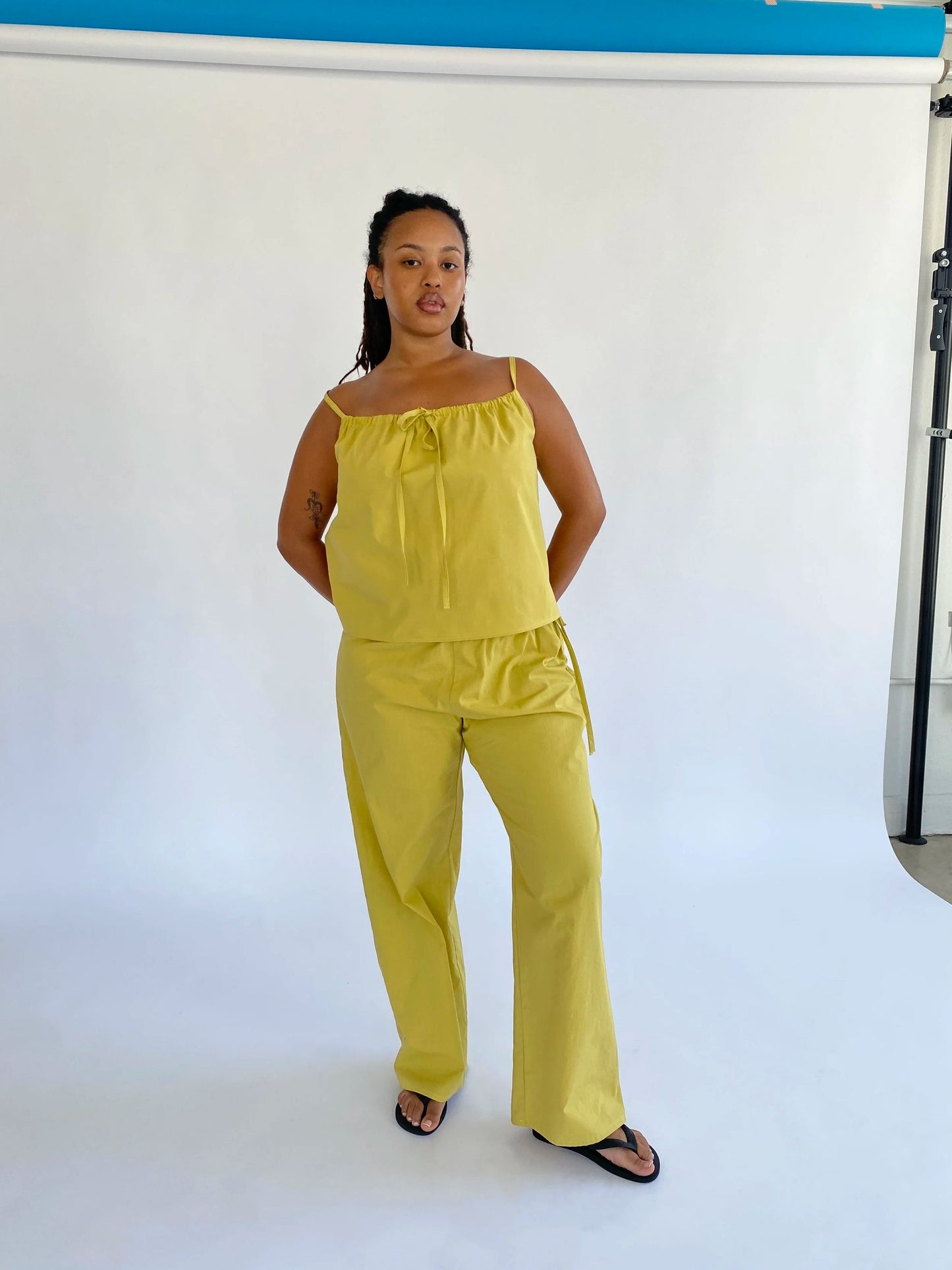 PRE ORDER: Tie Pants - Yellow