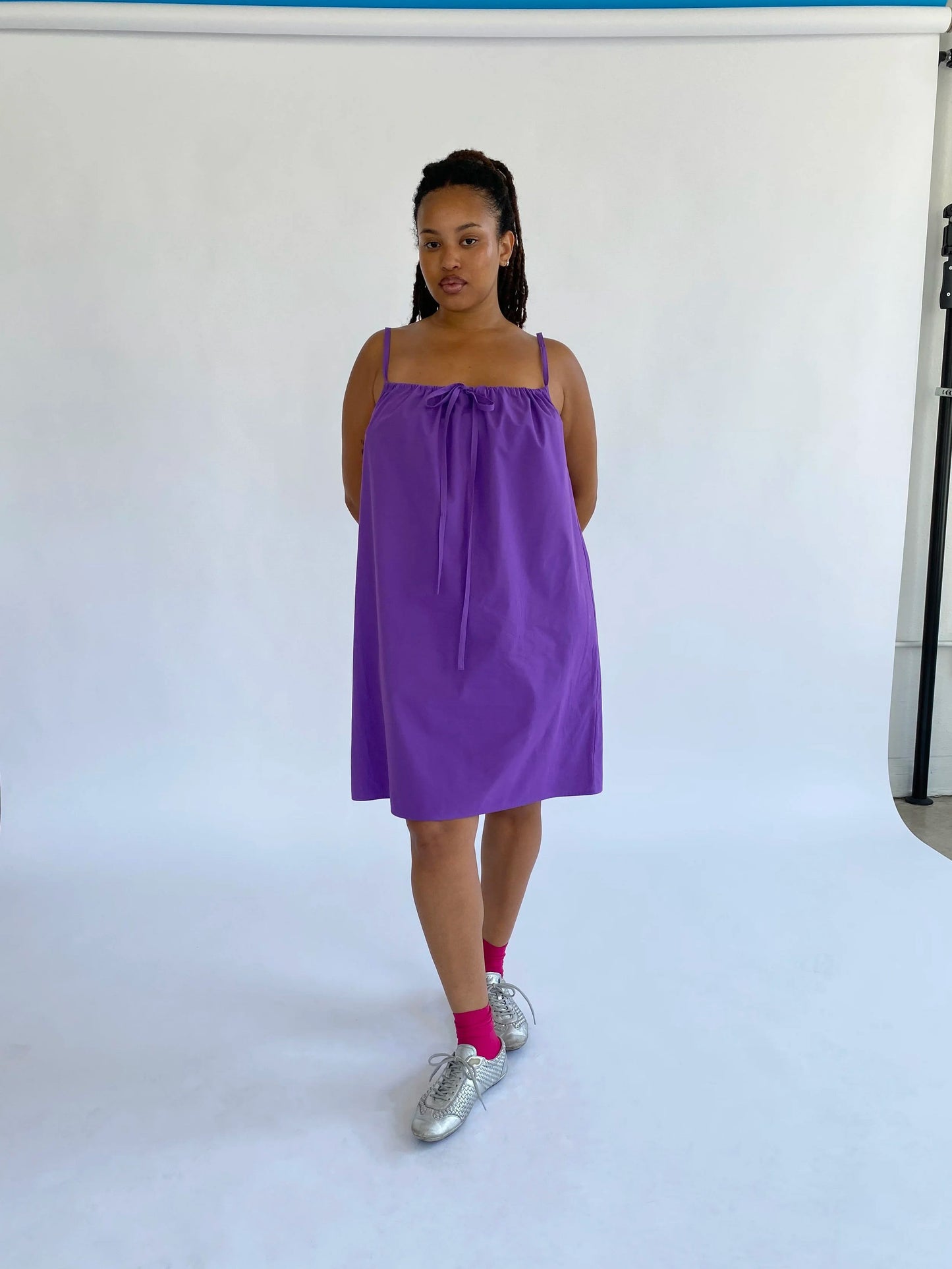 PRE ORDER: Bow Dress - Purple