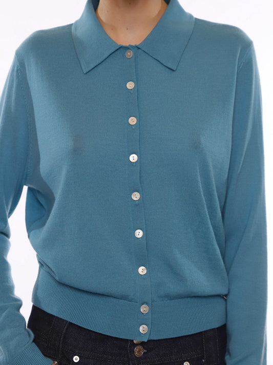 Ley Cardigan - Cerulean