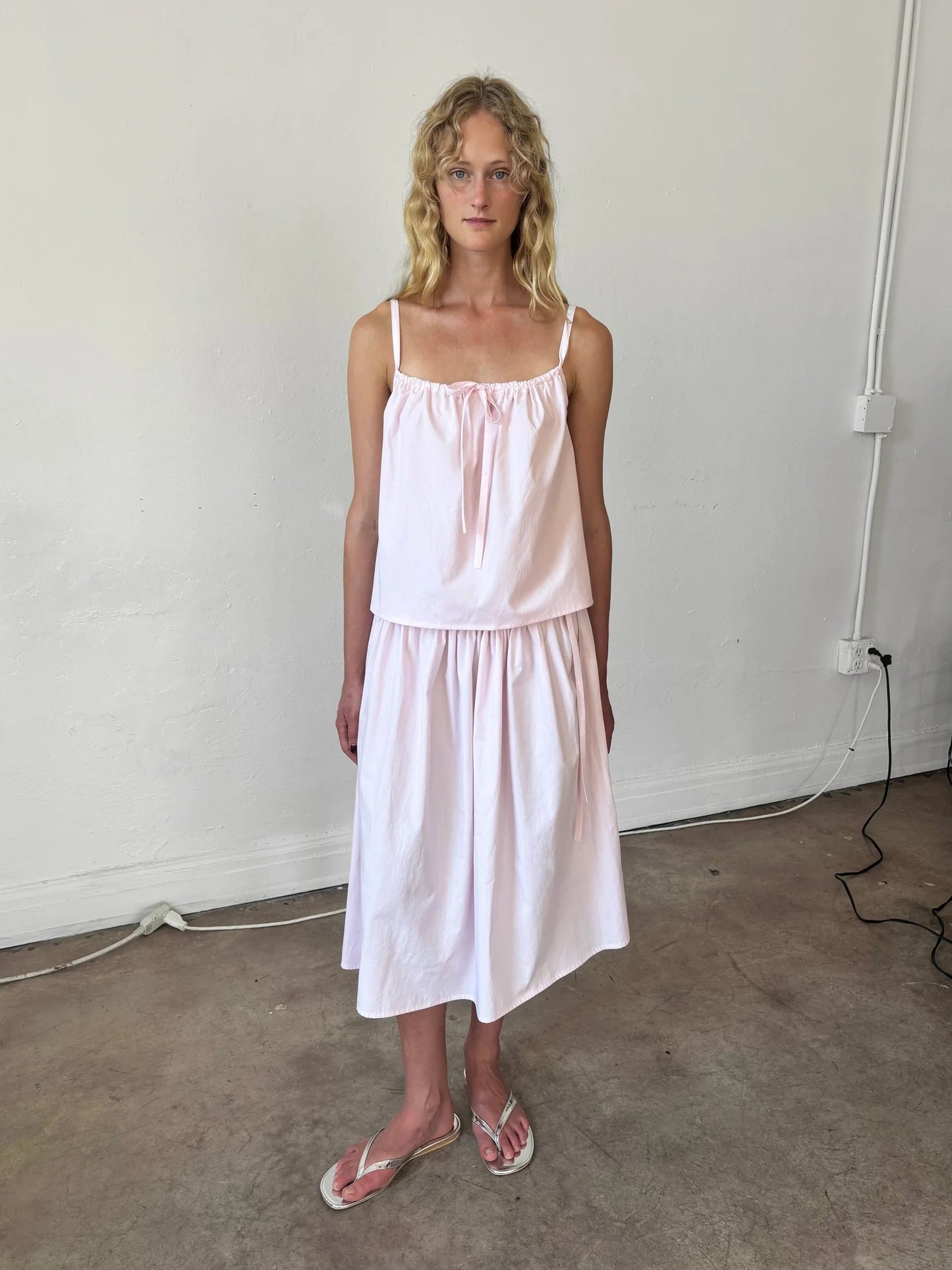 Tie Skirt - Blush