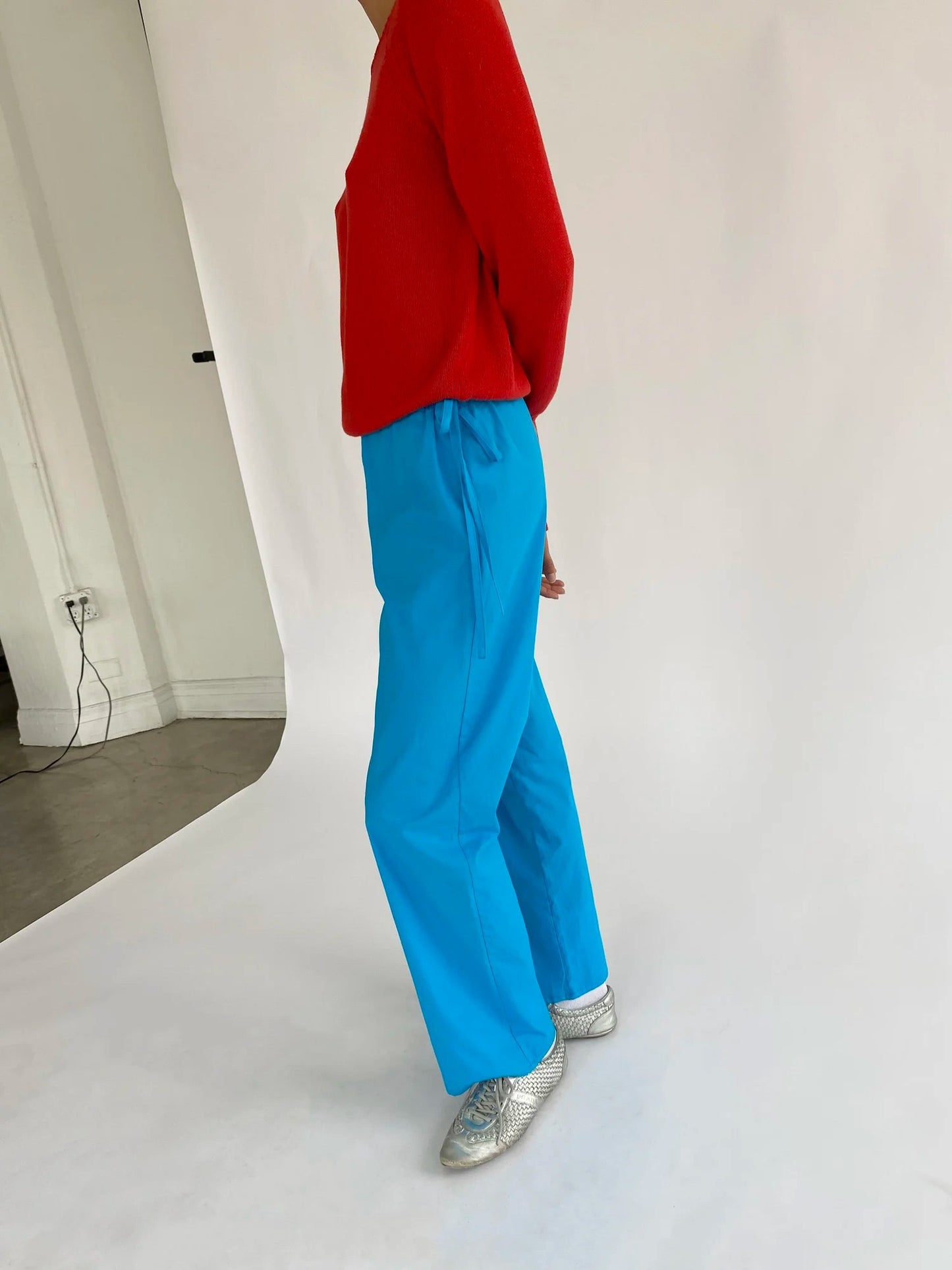 PRE ORDER: Tie Pants - Turquoise