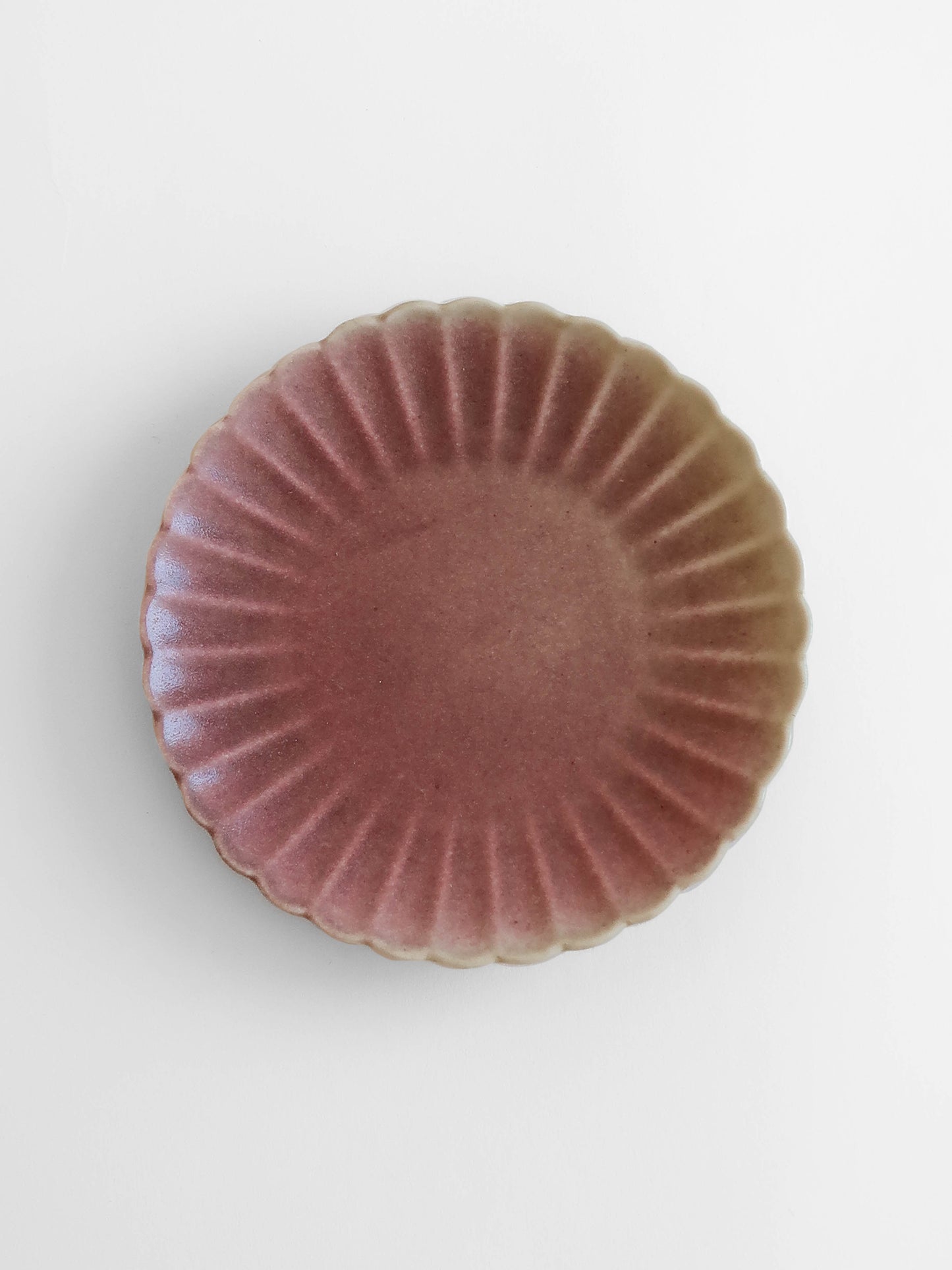 Petal Plate, Tea - Ox-Blood