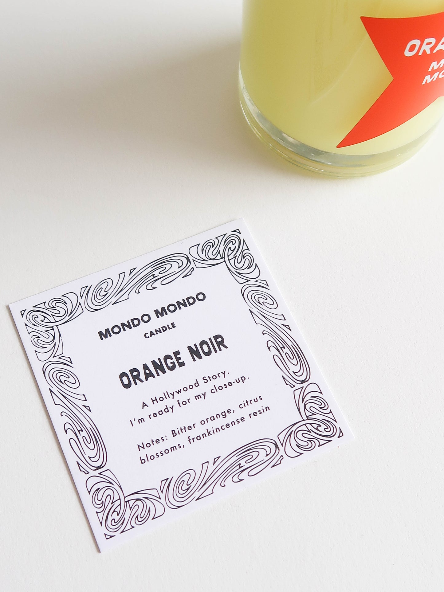Orange Noir Candle