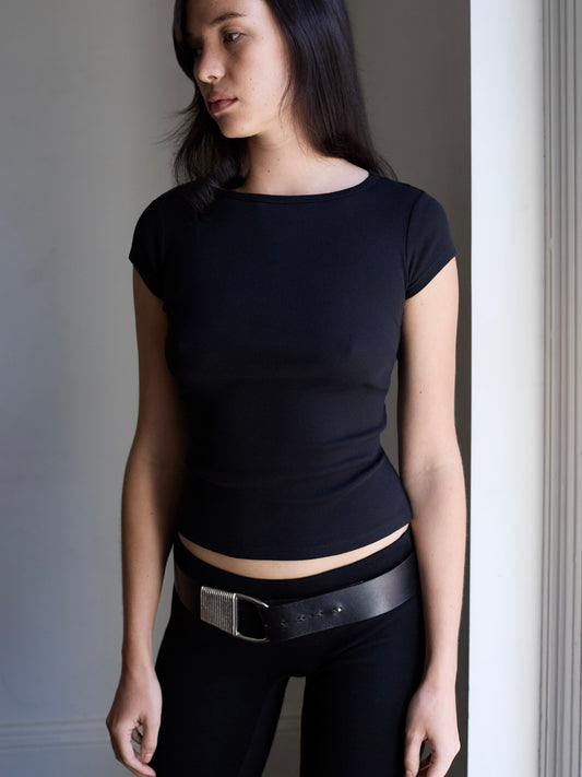 Cotton T-Shirt - Black