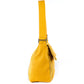 Suede Shoulder Bag - Mustard