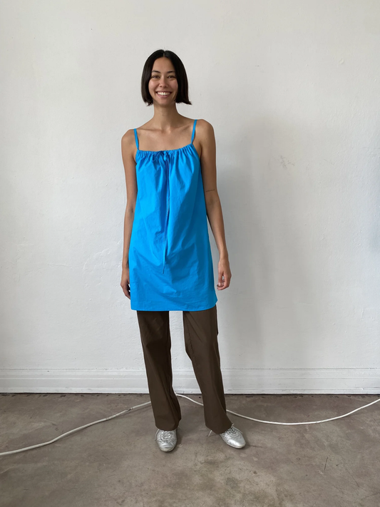 PRE ORDER: Bow Dress - Turquoise