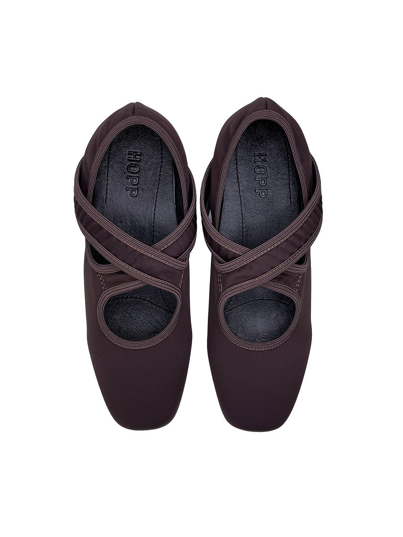 PRE ORDER: X Stretch Ballet Flat - Cacao