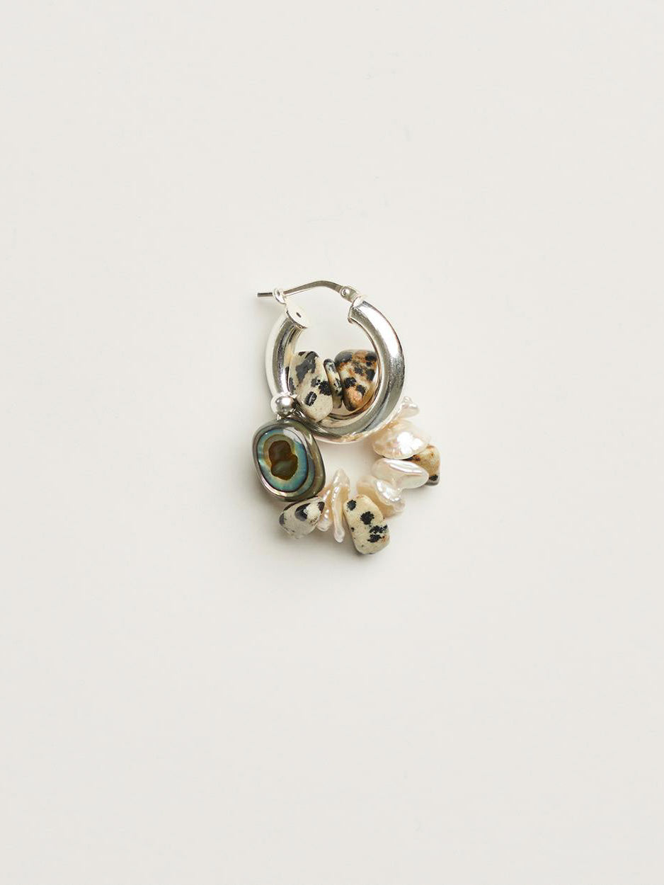 Che Bomba Earring - Abalone Hoop