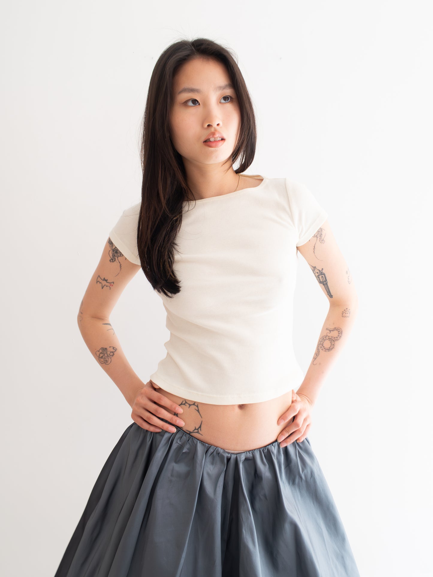 Cotton T-Shirt - Buttermilk