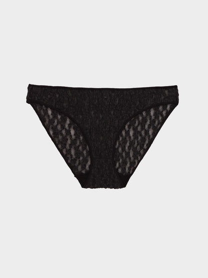 Crescent Pants Organic Cotton Lace - Black