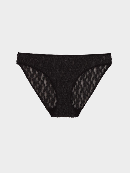 Crescent Pants Organic Cotton Lace - Black
