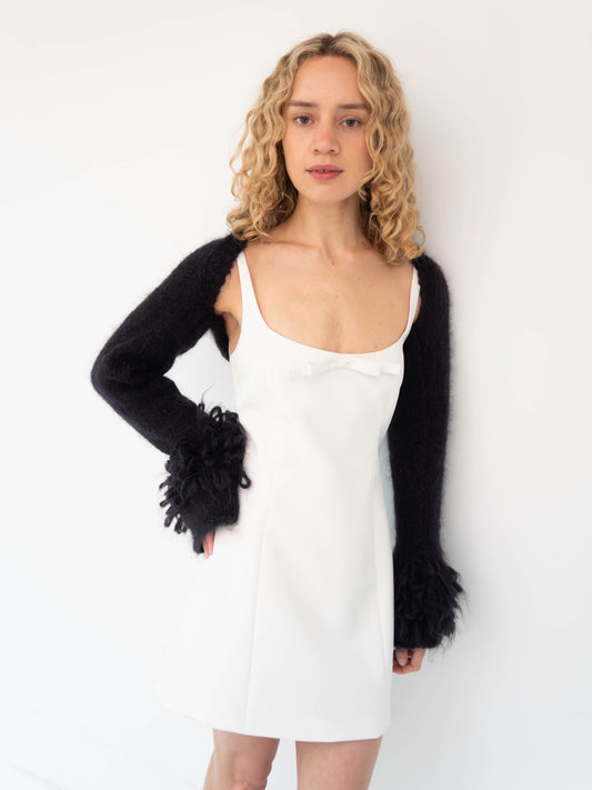Cuffed Bolero - Black