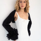 Cuffed Bolero - Black