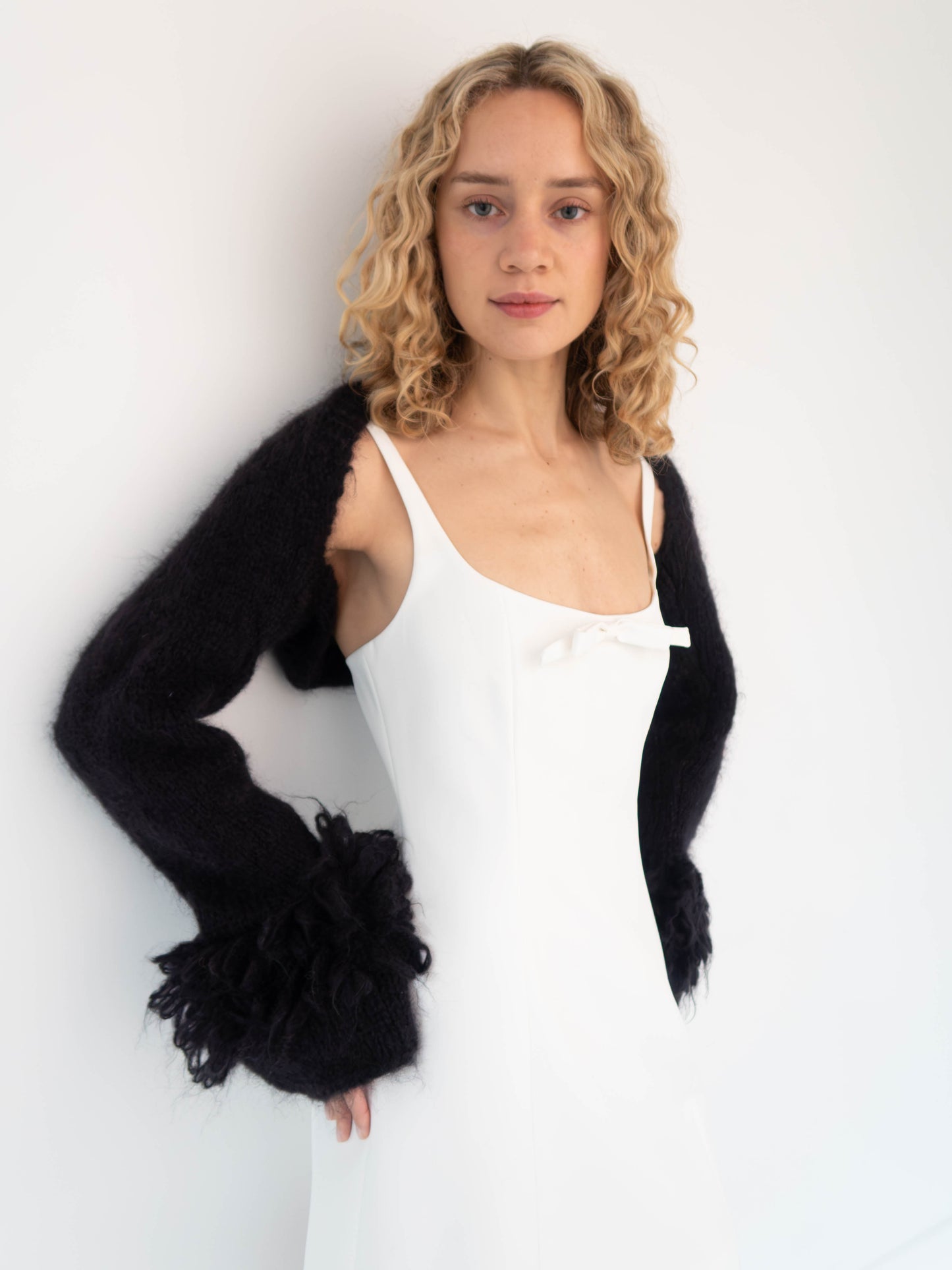 Cuffed Bolero - Black