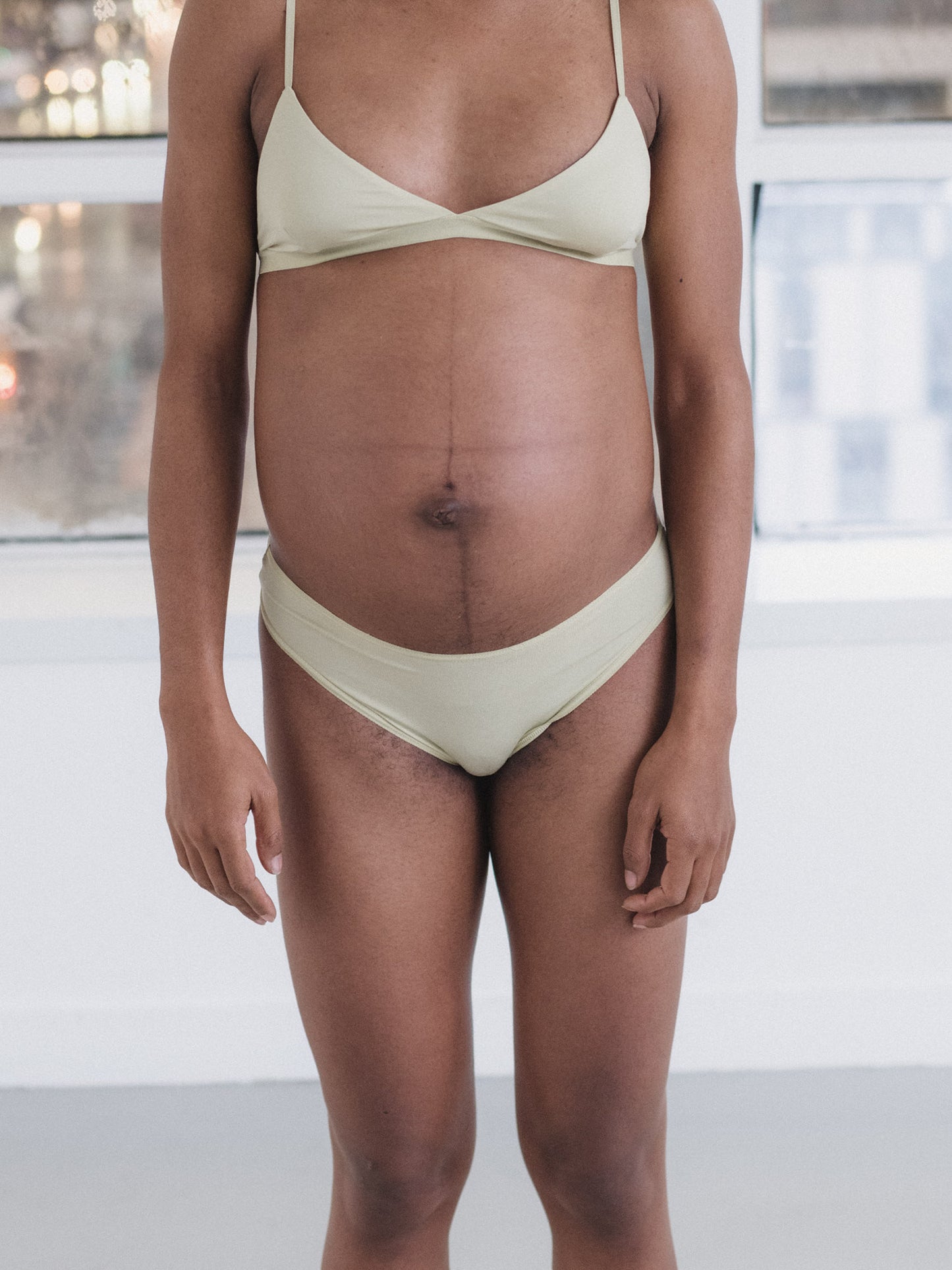 Enna Thong - Bamboo Lyocell - Pier Green
