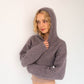 Hooded Cardi - Smokey Mauve