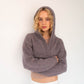 Hooded Cardi - Smokey Mauve