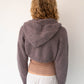 Hooded Cardi - Smokey Mauve